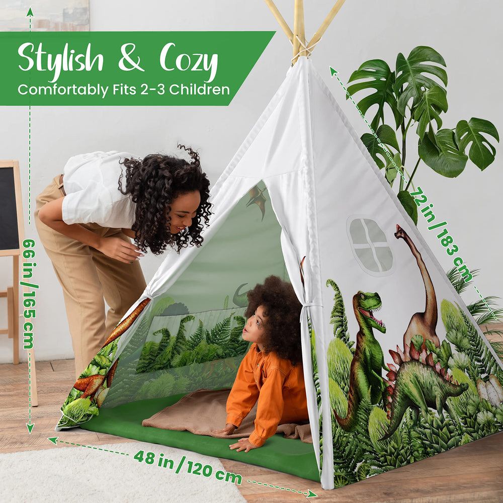W&O Easy-setup teepee keeps playtime quick and easy.