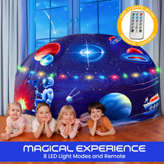 W&O Galactic Aerodome spacious interior supports imaginative play