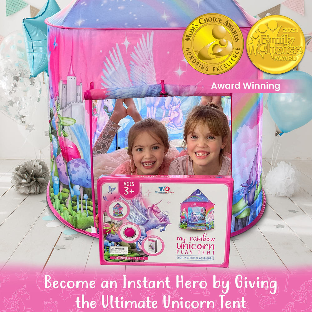 W&O Unicorn artwork with vibrant visuals supports immersive pretend play.