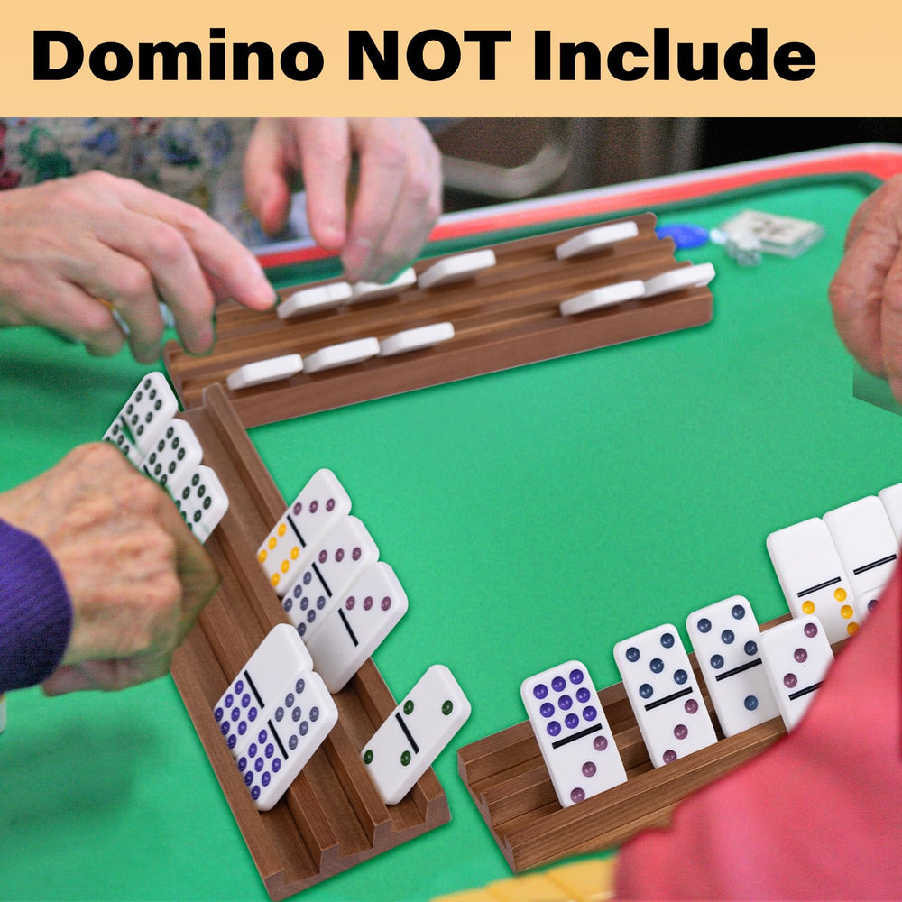 WodGod 8-piece domino racks ideal for family game night