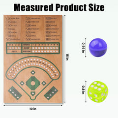 WodGod Baseball Board Game dice and beads included for versatile tabletop fun.