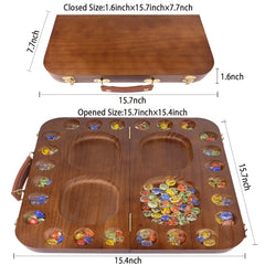 WodGod Mancala 100 glass beads offer satisfying weight and tactile play.