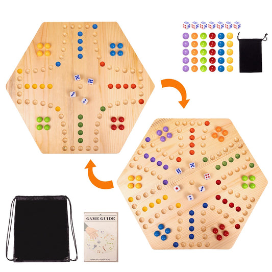 WodGod Marble Board Game front view in colorful setup for groups.