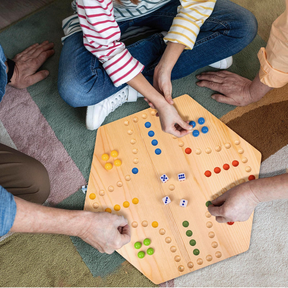 WodGod Marble Board Game two-in-one design offers flexible play styles.