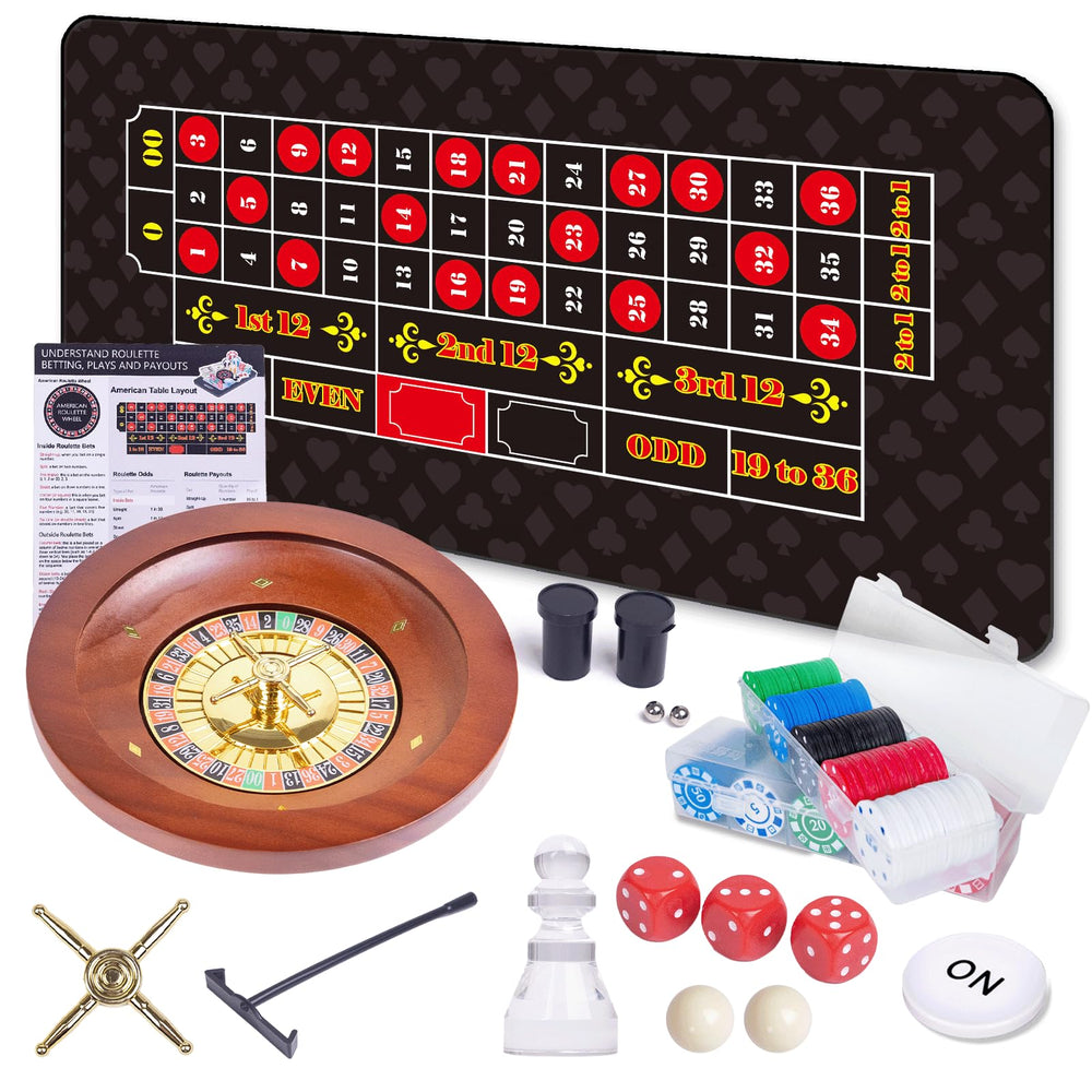 WodGod solid wood roulette wheel, 10 inch, ready for authentic home play.