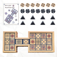 WodGod Royal Game of UR includes 14 playing pieces for two players