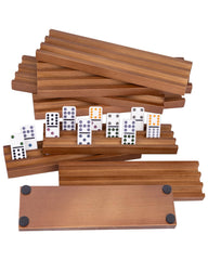 WodGod 8-piece domino racks set for tidy, easy game setup