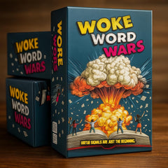 Woke Word Wars Trump cards introduce chaotic twists for unpredictable rounds.