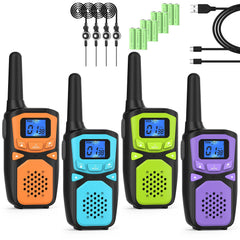 WokTok small machine walkie talkie 2-pack setup for family outdoor fun
