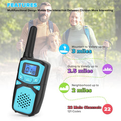 WokTok VOX walkie talkie with backlit display for day and night visibility