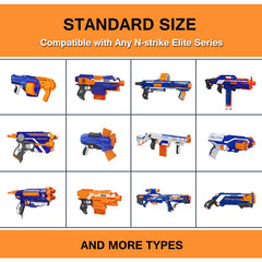 Wolftop 500pcs pack image shows abundant foam darts for nonstop battles.