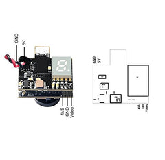 Wolfwhoop WT03 camera side view illustrating compact dimensions for tight builds