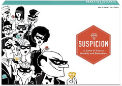Wonder Forge Ravensburger Suspicion front cover image for family mystery game.