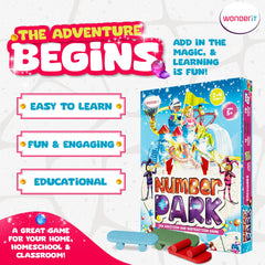 WONDER IT Number Park flash cards show sums and differences for quick drills.