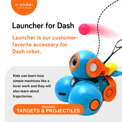 Launcher and Dash enable versatile target setups for STEM challenges