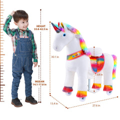 WondeRides ride-on unicorn indoor-outdoor toy supports versatile play spaces.