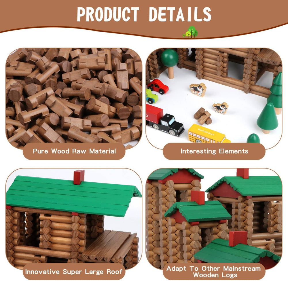 Wondertoys canvas storage bag keeps all pieces neatly organized after play.