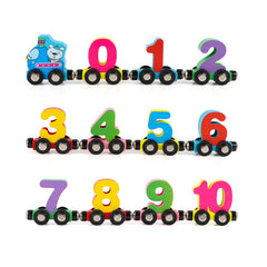 Wondertoys number train car 8 in a playroom setup for family play
