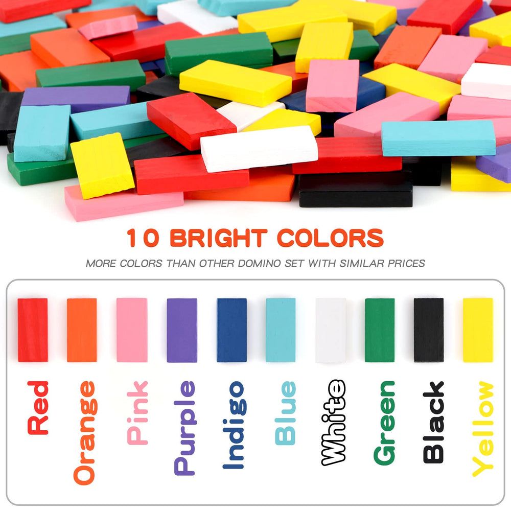 Wondertoys tactile wooden pieces click together with satisfying feel.