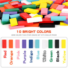 Wondertoys tactile wooden pieces click together with satisfying feel.
