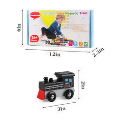 Wondertoys magnetic tanker cars: strong magnets for secure connections.