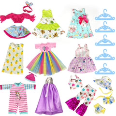 WONDOLL sturdy clothes hangers for organized outfit changes.