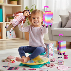 WONDOLL 27-piece set ready for 18-inch doll adventures