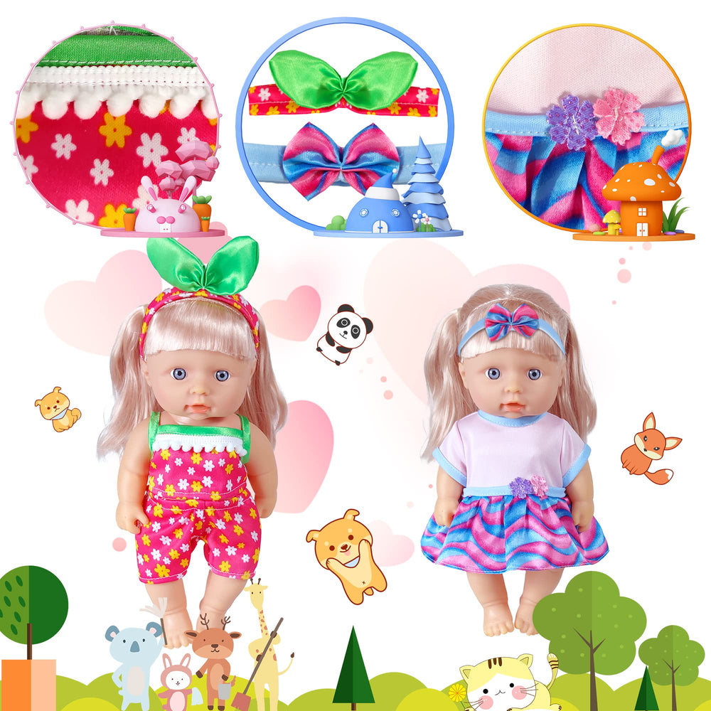 WONDOLL hair bands multi-color pack, expands styling options.