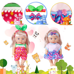 WONDOLL hair bands multi-color pack, expands styling options.