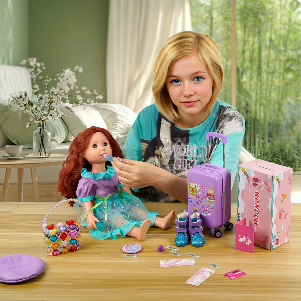 WONDOLL toy lipstick set adds colorful accents to doll play scenarios.
