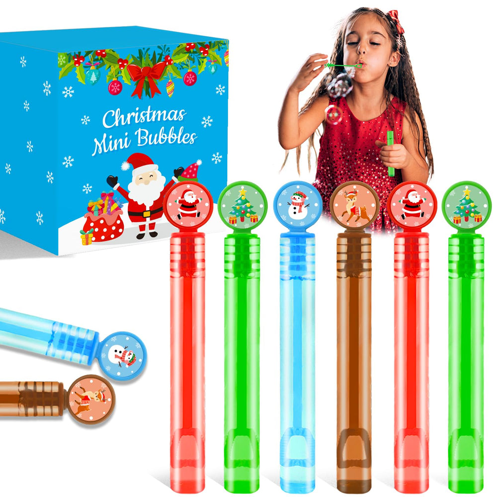 Wondrus 64-pack winter bubble wands, ideal for classroom winter party favors.