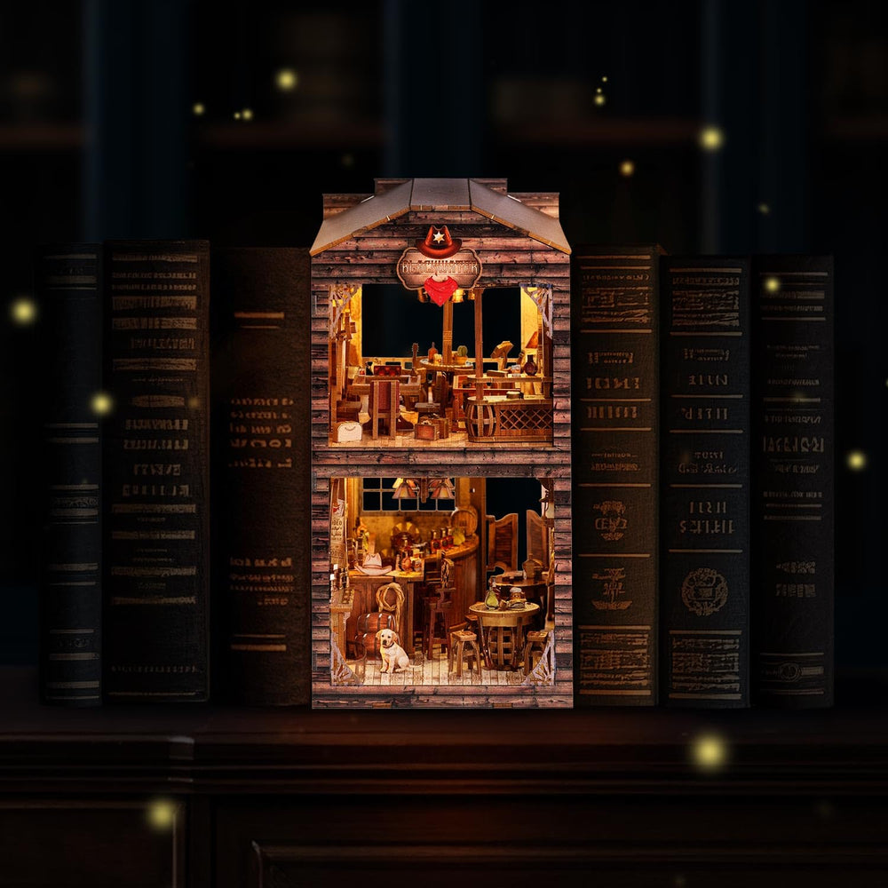 Wondyland Book Nook uses premium wood and crisp printing for durable, collectible charm