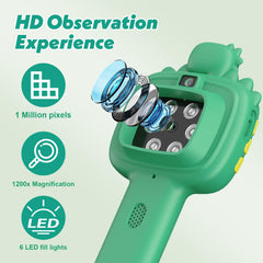 Wonovate Kids Microscope captures photos and videos to share discoveries