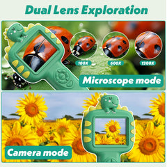 Wonovate Kids Microscope handheld display supports on-the-go science exploration