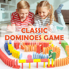 Domino racing design idea using Wood City tiles
