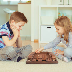 WOOD CITY Shut The Box dice roll action creates engaging gameplay moments.