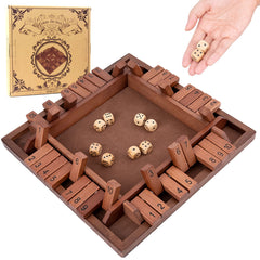 WOOD CITY Shut The Box enhances family game nights with friendly competition.