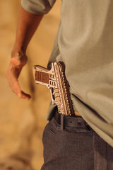 Wood Trick Defenders Gun wooden bullets designed for safe, interactive use