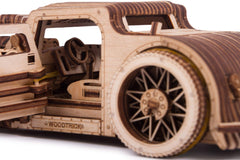 Wood Trick Hot Rod detailed design capturing authentic vintage hot rod aesthetics.