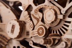 Wood Trick motorcycle dimensions 10x4in displayed to show compact footprint.