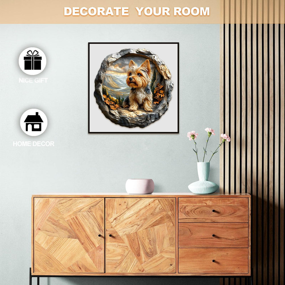 WOODBESTS finished puzzle doubles as wall art after completion