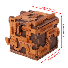 WOODEN.CITY Escape Room Puzzle Box decorative display with hidden treasure spot