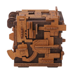 WOODEN.CITY Escape Room Puzzle Box gears and levers spark mechanical curiosity