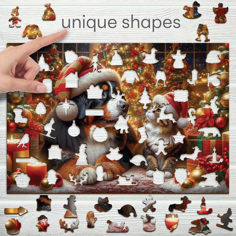 WOODEN.CITY laser-cut pieces ensure exact fit for smooth puzzling