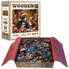 WOODEN.CITY puzzle can be framed as a unique Christmas décor piece