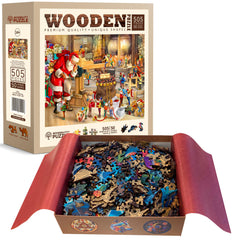 WOODEN.CITY High-quality wood finish for lasting puzzle use.