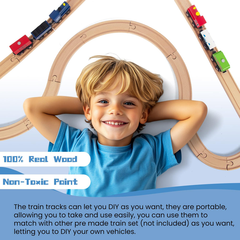 WoodenEdu premium beech wood construction with smooth edges