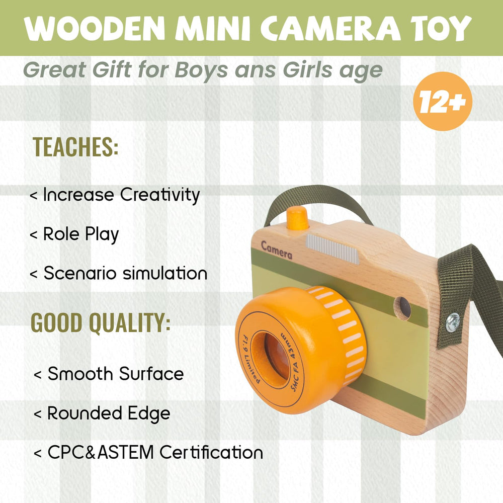 FSC-certified wooden body offers a natural, kid-friendly feel during storytelling