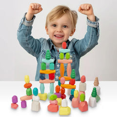 WOODENFUN safe non-toxic wood with smooth finishes for safe toddler exploration.