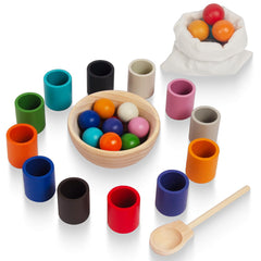 WOODENFUN non-toxic wood construction provides safe, durable learning during play